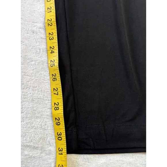 Susan Graver Women's Knit Wide Leg Black Pants A372467 Size M NWOT Stretch Waist - Picture 6 of 11